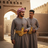 Golden Yemeni Janbiyah YE402- جنبية ذهبي