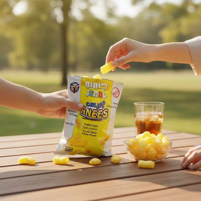 Anees Puffed Corn- بفك انيس بالجبنة