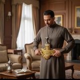 Golden Yemeni Janbiyah H63 - جنبية ذهبيه