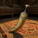 Golden Yemeni Janbiyah YE40019- جنبية ذهبي