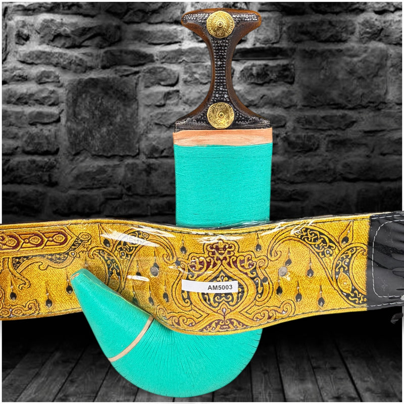 Traditional Yemeni Janbiyah  -  Am5003-   جنبية يمنية تقليدية