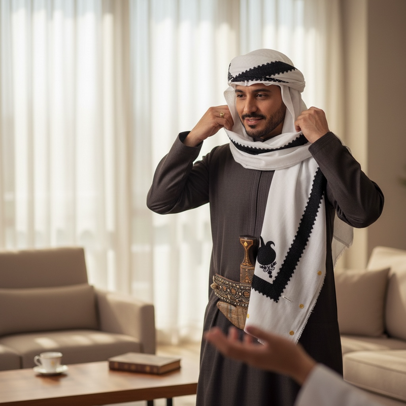 Yemeni Shal- K078- شال يمني