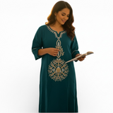 Embroidered Jalabiah JA500 -1 Piece - جلابية مطرزة