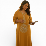 Embroidered Jalabiah JA500 -1 Piece - جلابية مطرزة