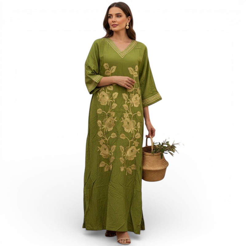 Embroidered Jalabiah  JA600- جلابية مطرزة