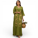 Embroidered Jalabiah  JA600- جلابية مطرزة