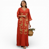 Embroidered Jalabiah  JA600- جلابية مطرزة