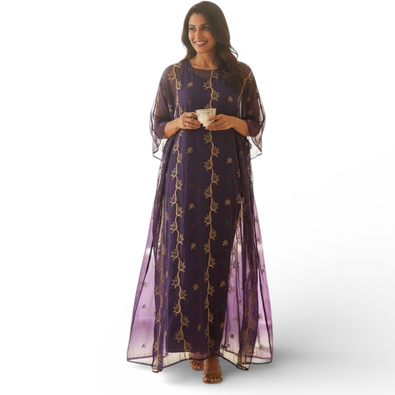 Women Dera 2 pcs- El22 درع فاخر مطرز