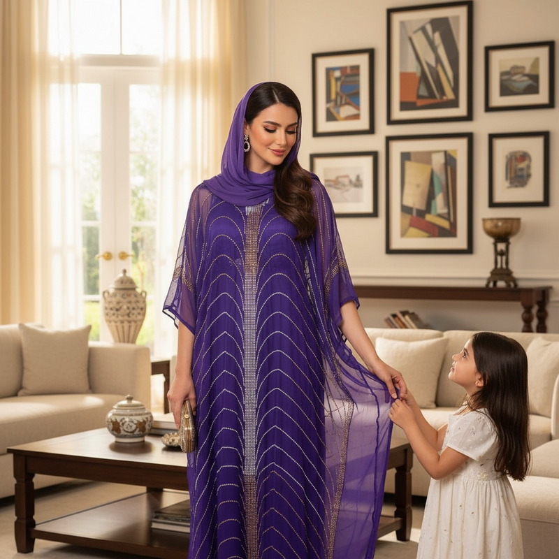 Women Dera 2 pcs- El23 درع فاخر مطرز