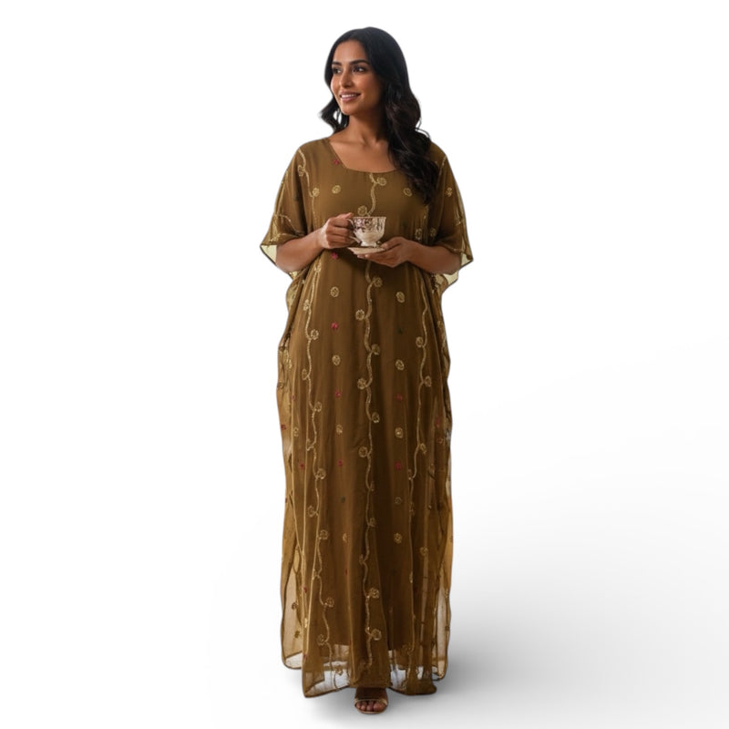 Women Dera 2 pcs- EL39 درع فاخر مطرز