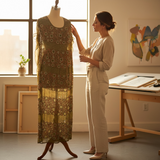 Women Dera' -2 Pieces - WD021 -  درع فاخر مطرز كريستال