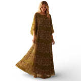 Women Dera' -2 Pieces - WD021 -  درع فاخر مطرز كريستال