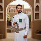 White Men’s Thobe - ثوب رجالي أبيض