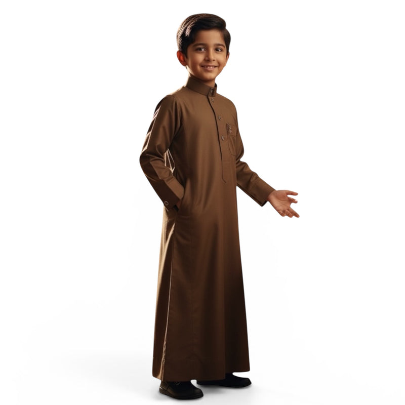 Boys THOBE Qotni - RA1126-   ثوب ولادي قطني