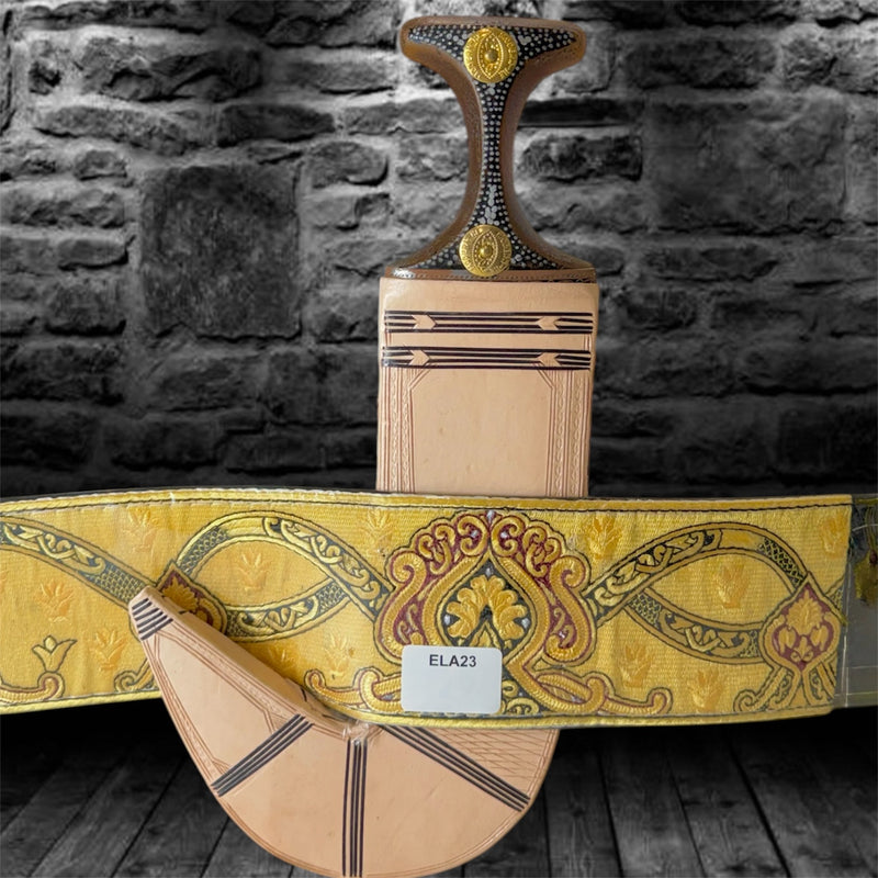 Traditional Yemeni Janbiyah -ELA23- جنبية يمنية تقليدية