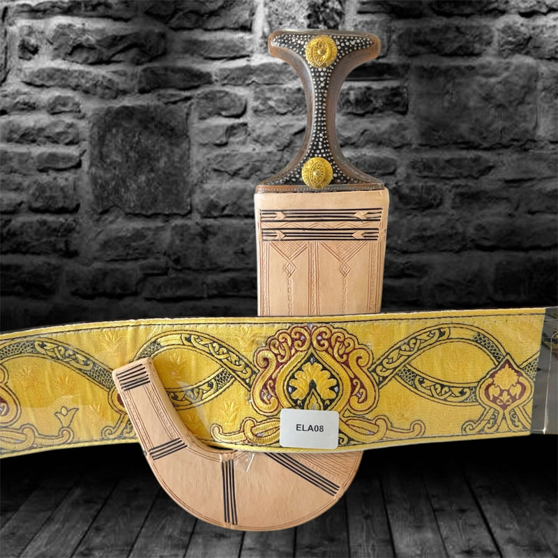 Traditional Yemeni Janbiyah -ELA08- جنبية يمنية تقليدية