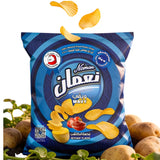 Noman Potato Chips Wavy -  بطاطس نعمان بنكهة الكاتشب ويفي
