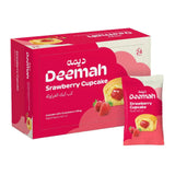 Deemah Strawberry Cupcake 24pk - كب كيك الفراولة