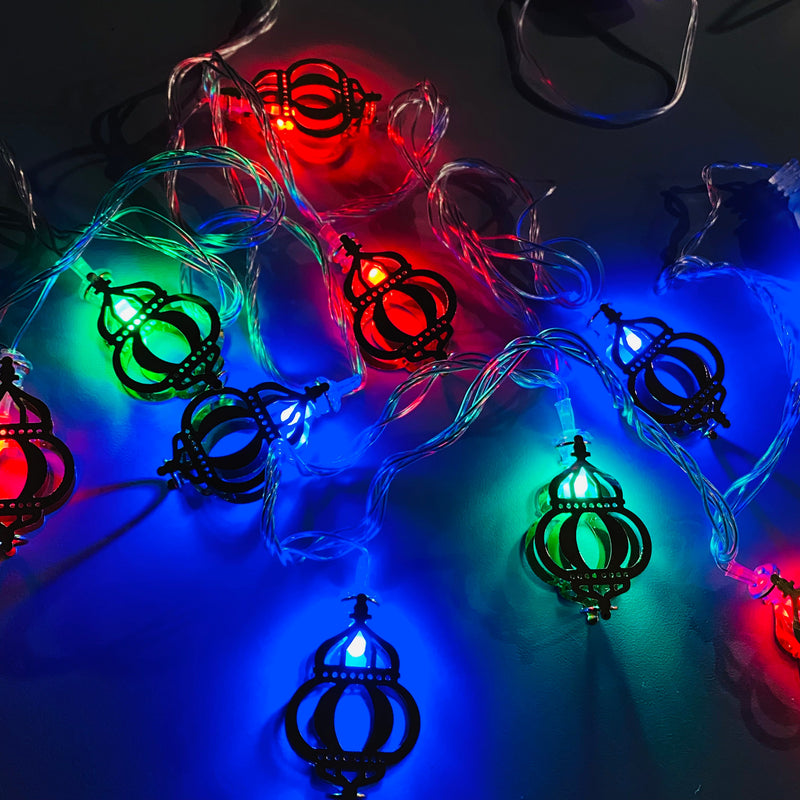 Mini Led Light Lantern Ramadan Decoration-Rmd71- زينة رمضان ضوئية