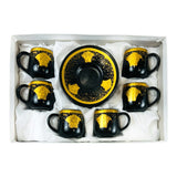 Turkish Coffee Cups Set 12 pcs - K14 - طقم فناجين قهوة تركية