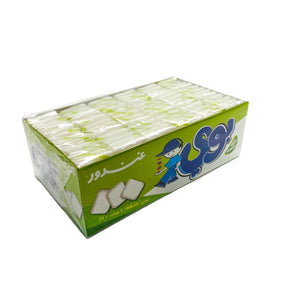 Gandour Boy Chewing Gum Mint - Box 54 Pcs Grocery