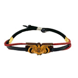 Yemeni Leather Bracelet-   سوار جلد الطير الجمهوري