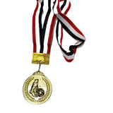 Gold Medal Yemeni Soccer - ميدالية ذهبية  لكرة القدم بعلم اليمن