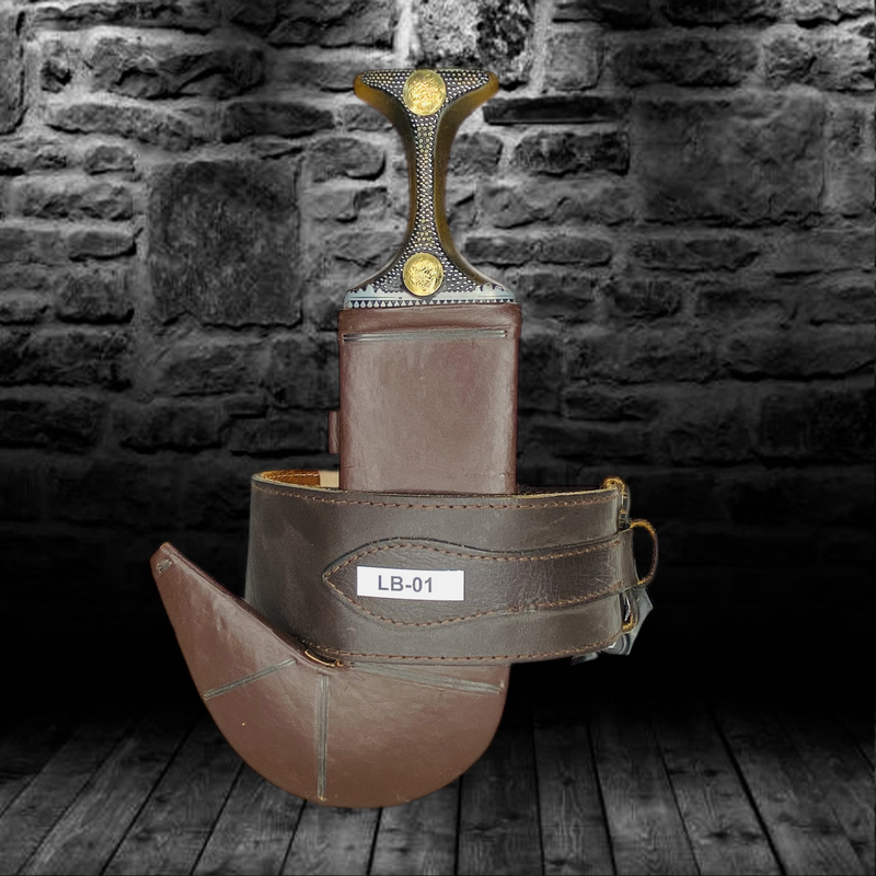 Leather Janbiyah Saifani Style -Lb01-