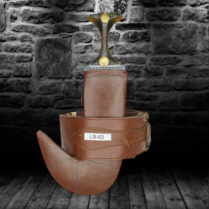 Leather Janbiyah Saifani Style -Lb03-
