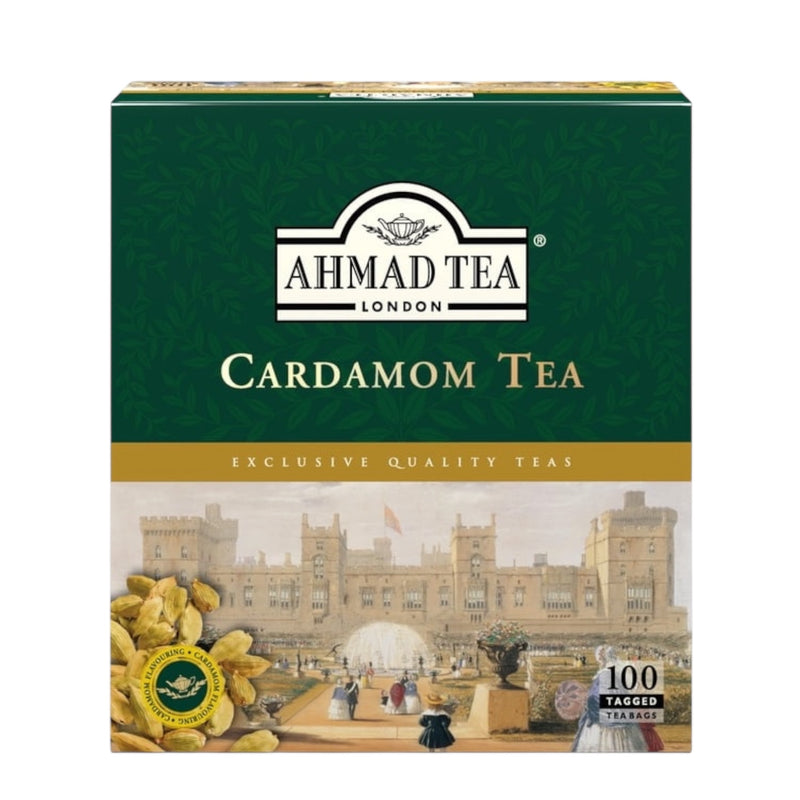 AHMED TEA LONDON , CARDAMOM TEA 100 TEA BAGS