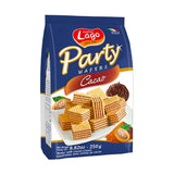 Lago Party Size Wafers, Chocolate - 200 gm - لاجو ويفر بطعم شوكلاتة