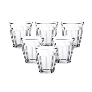 Tea Glass Cups - Set of 6 pcs -  طقم كاسات شاي زجاج