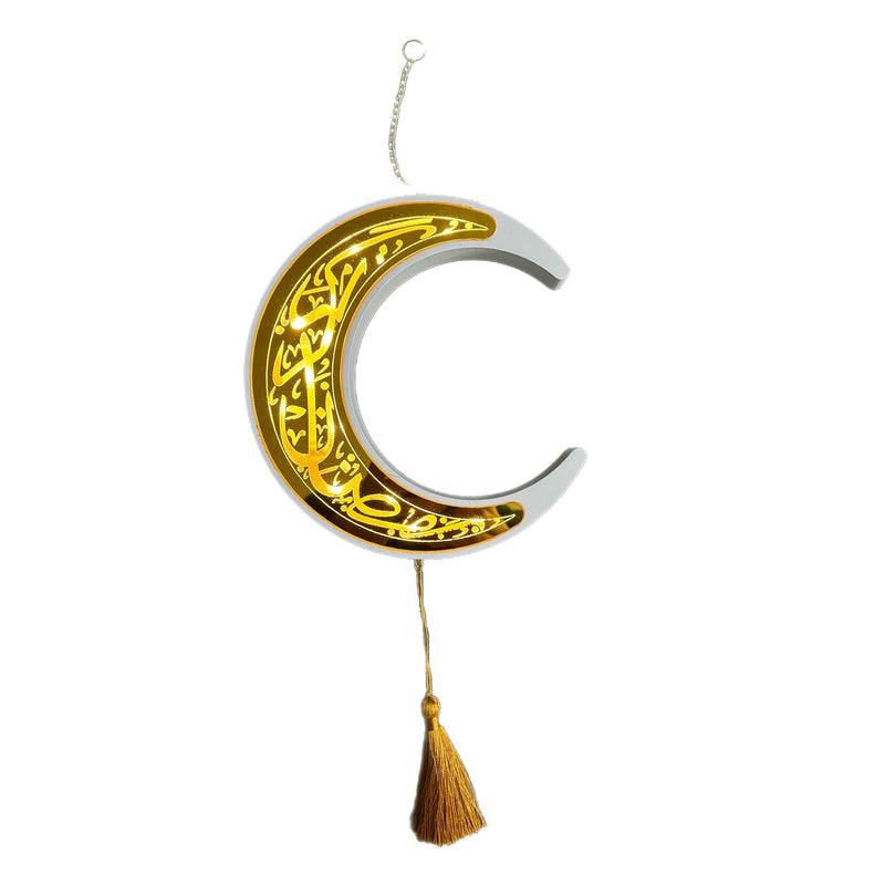 Ramadan Moon Led Light Wall Decoration -Rmd10- زينة جدارية ضوئية هلال رمضان