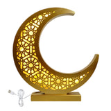 Large Ramadan Moon Usb Led Light -Rmd47- زينة هلال رمضان ضوئية