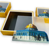 Tray Box Set 3 Pcs Al-Aqsa Mosque Ramadan -Rmd56- طقم تقديم قطع صورة المسجد الأقصى
