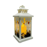 Ramadan Lantern Candle Light -Rmd78- فانوس ضوئي شمعة رمضان White- S2 -رمضان كريم