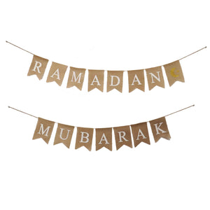 Ramadan Wall Decoration- Burlap 8 Feet -