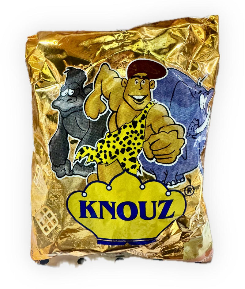 Knouz Potato Chips with Cheese flavor طرزان كنوز بالشكل الجديد