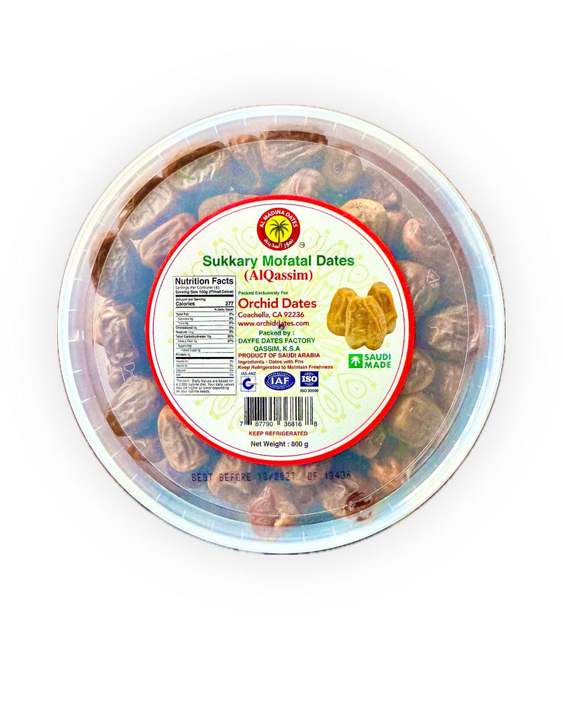 Mofatal Sukari Dates 800g - تمر سكري مفتل
