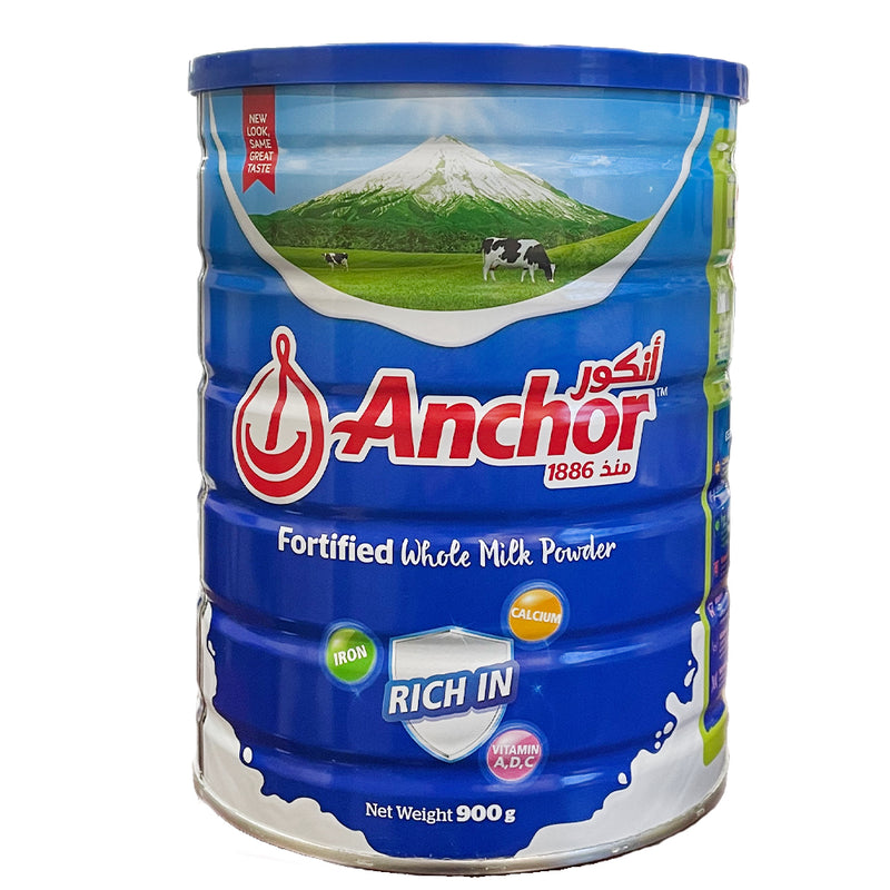 Anchor Whole Milk Powder 900g- حليب بودرة أنكور⁩