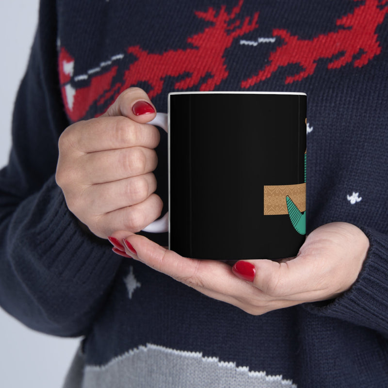 Janbiyah Design Ceramic Mug 11Oz