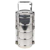 4 Tier Stainless Steel Lunch Box Tiffin Carrier Set - حافظة طعام ستيل أربع طبفات جودة عالية