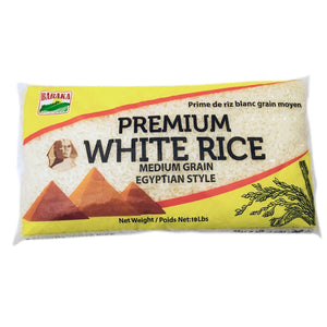 Baraka- Egyptian White Rice 10lb - ارز مصري