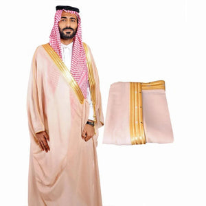 Traditional Bisht (Beige) - البشت التقليدي