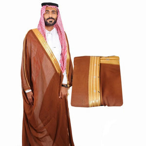 Traditional Bisht (Brown) - البشت التقليدي