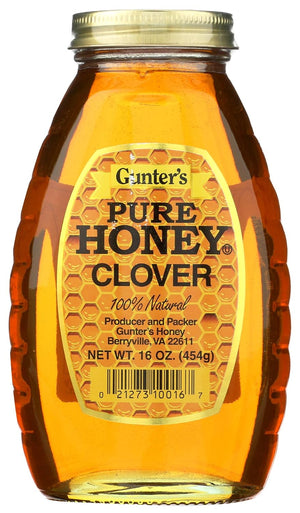 Gunter- Clover Honey 16oz- عسل البرسيم