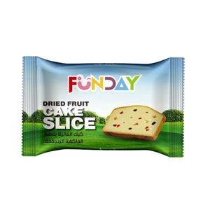 Funday Dried Fruit Cake Slice 24pk - كيك فوندي