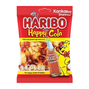 Haribo Happy Cola Gummies - حلاوة جيمي حلال