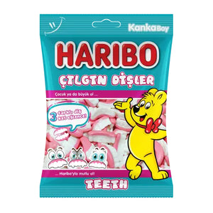 Haribo Teeth Gummies - حلاوة جيمي حلال