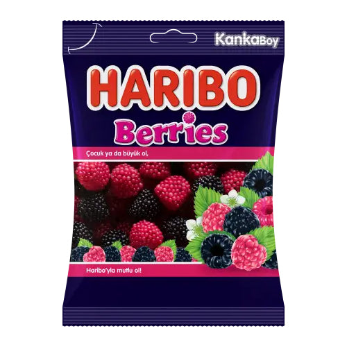 Haribo Berries Gummies - حلاوة جيمي حلال